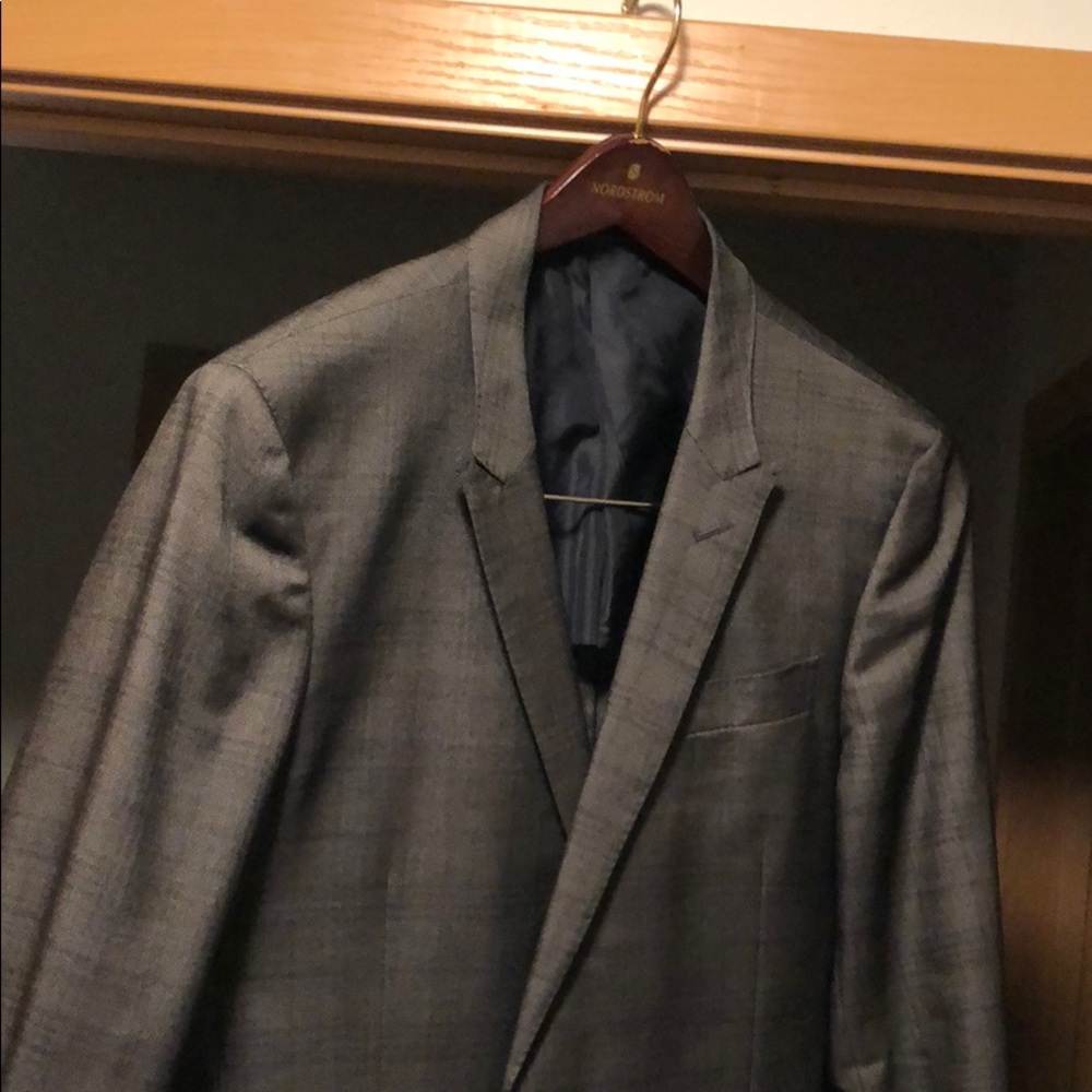 Yves Saint Laurent Silk/Wool Check Blazer